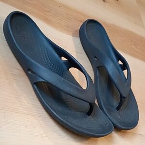 Crocs Women's Black Flip Flops